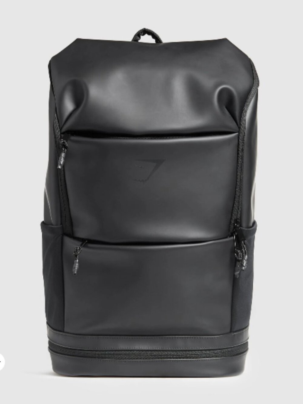 Gymshark Sleek Backpack Black Laptop Travel Bag Meal Prep Padded Logo Gym - Picture 2 of 6